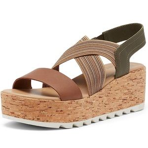 Sorel Cameron slingback flatform sandals
